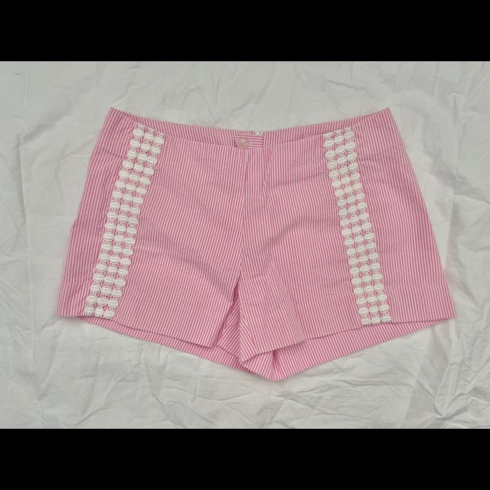 Lilly Pulitzer 3” Seersucker Liza Short Size 0
